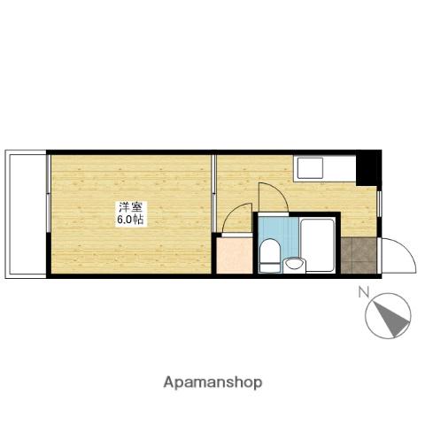 サニーレジデンス(1K/2階)の間取り写真