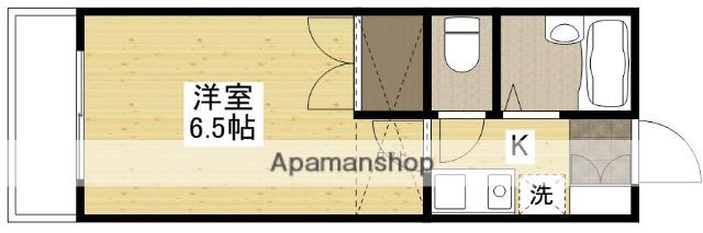 メゾンフォーレスト(1K/2階)の間取り写真