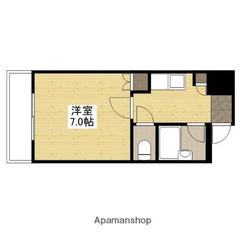 IKS2(1K/5階)の間取り写真