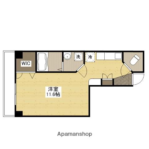 ノースワン庚午(ワンルーム/6階)の間取り写真