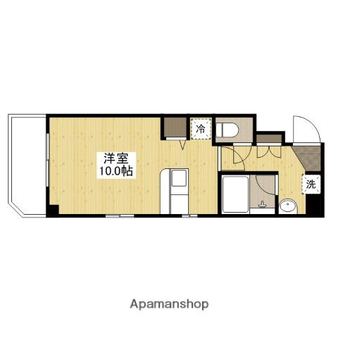 グランマーレ16(ワンルーム/3階)の間取り写真