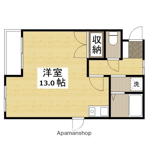 ホリコシビル(ワンルーム/2階)の間取り写真