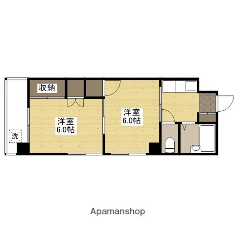 NOBLEアイ(2K/2階)の間取り写真