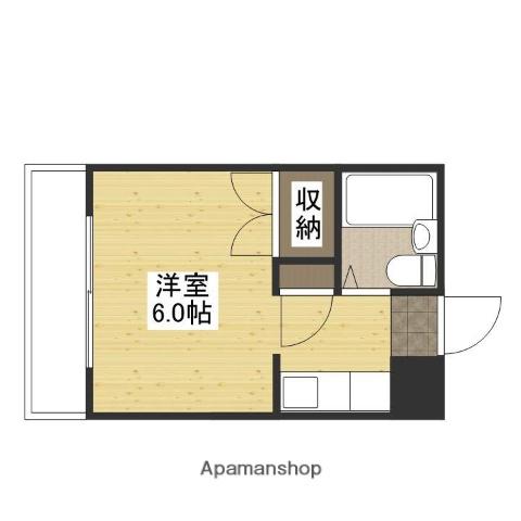 グリーンハイツ落合Ⅱ(ワンルーム/1階)の間取り写真