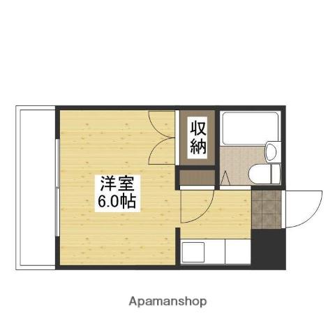 グリーンハイツ落合Ⅱ(ワンルーム/3階)の間取り写真