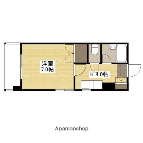 第1品川ビル(1K/7階)の間取り写真