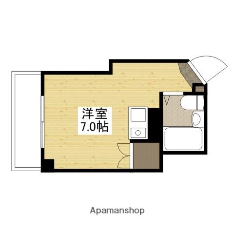 清和榎町(ワンルーム/5階)の間取り写真