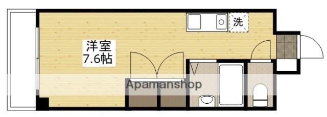 第3西十日市ビル(ワンルーム/9階)の間取り写真