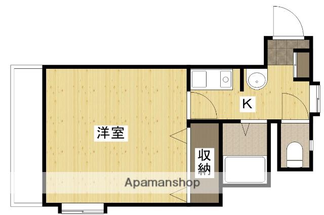 コーポ船田(1K/3階)の間取り写真