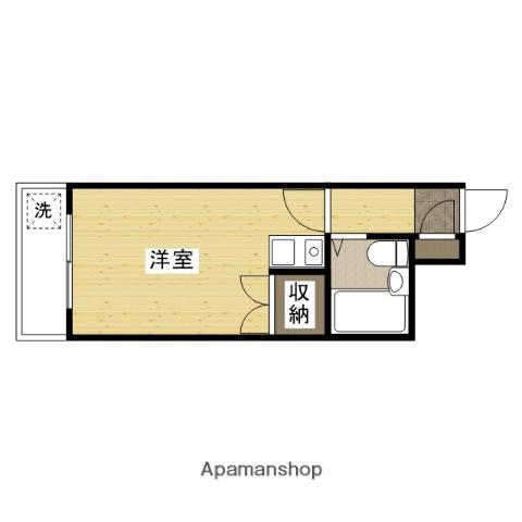 カメイファイブ(ワンルーム/4階)の間取り写真