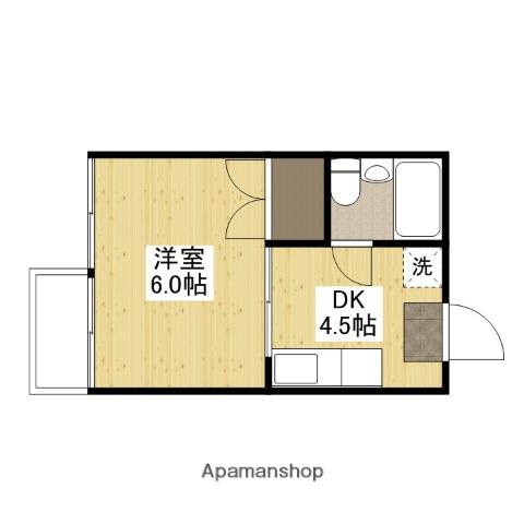 T-BLDG(1DK/5階)の間取り写真