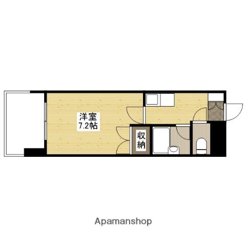 RESIDENCE岩本(1K/4階)の間取り写真