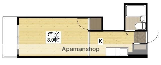 LS舟入本町(1K/2階)の間取り写真