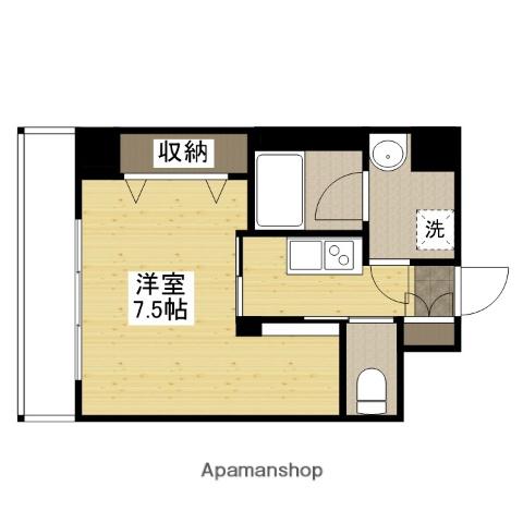 CASA EN Ⅱ(1K/9階)の間取り写真