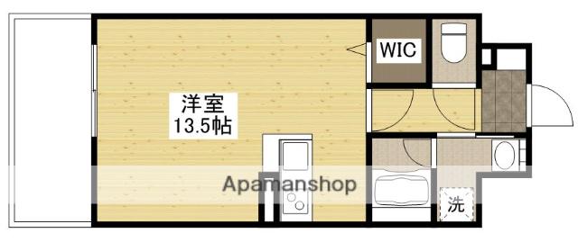 サムティレジデンス平和大通(ワンルーム/7階)の間取り写真