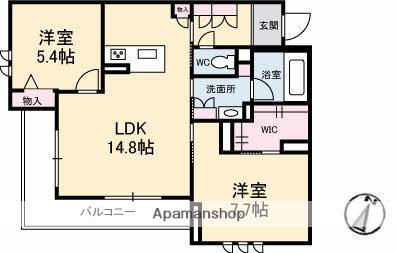 LAFITE(2LDK/3階)の間取り写真