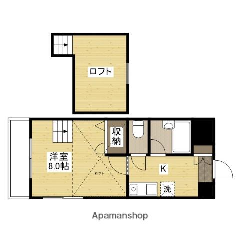 NAKASHIMA BLDG(1K/9階)の間取り写真