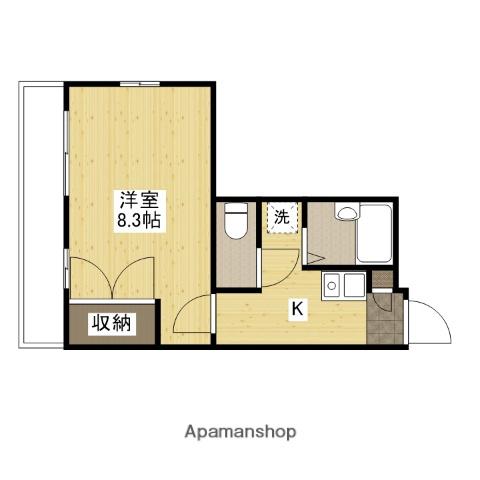 ドルチェ(1K/3階)の間取り写真