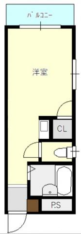 レジェンド呉中央(1K/2階)の間取り写真