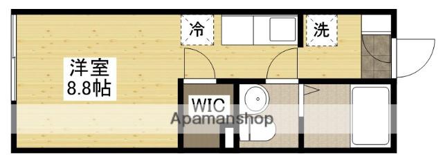 COLLINA牛田新町(ワンルーム/2階)の間取り写真