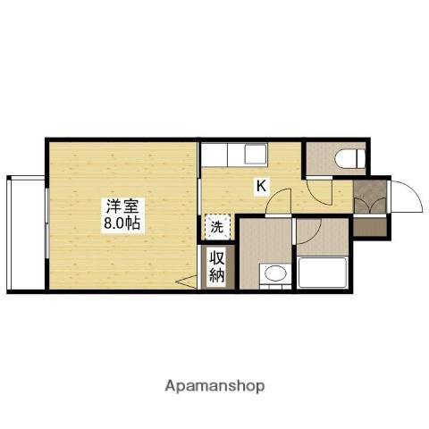 STELLAⅠ(1K/1階)の間取り写真