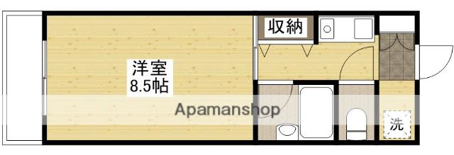 メゾンドタムロ(1K/3階)の間取り写真