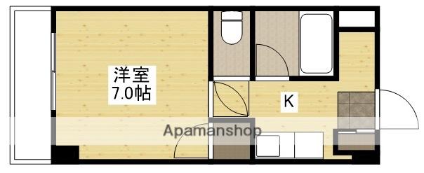 ハーモニー33(1K/3階)の間取り写真