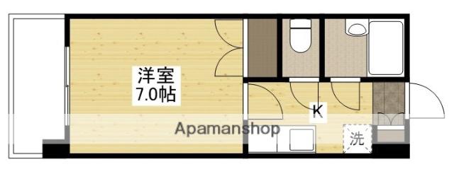 コンフォール三滝(1K/2階)の間取り写真