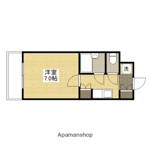 ヴィベーレフォルテ(1K/1階)の間取り写真