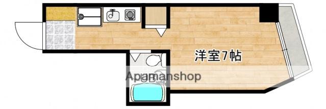 ロイヤルパレス東観音(ワンルーム/6階)の間取り写真