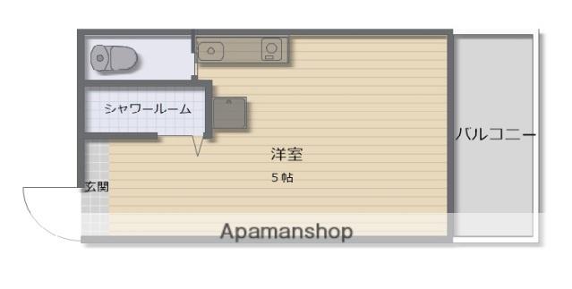 マグノリア堺町(ワンルーム/3階)の間取り写真