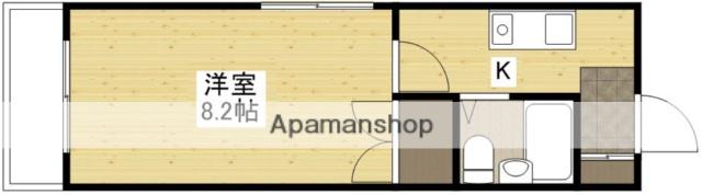 Sビル宇品御幸(1K/5階)の間取り写真