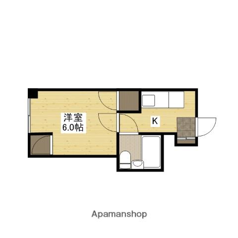 コーポ吉村(1K/4階)の間取り写真