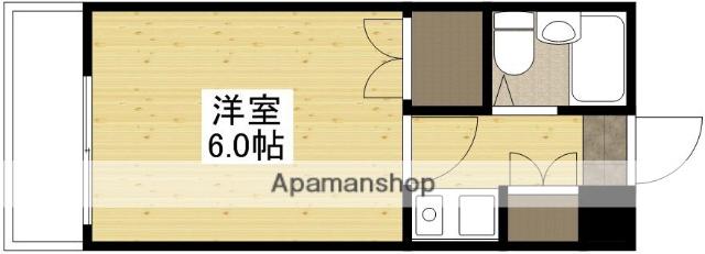 CALM西川口町(1K/3階)の間取り写真