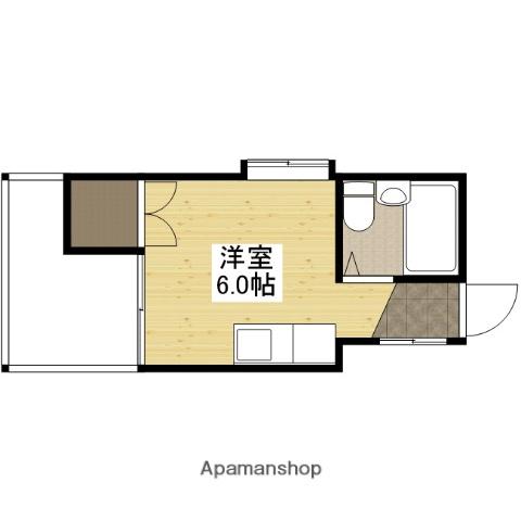 PETIT PAS観音(ワンルーム/5階)の間取り写真