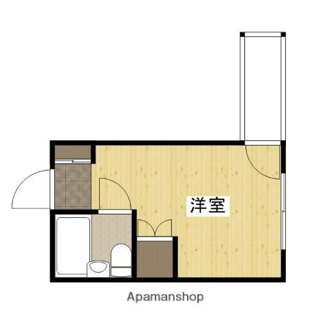 PETIT PAS三篠(ワンルーム/3階)の間取り写真