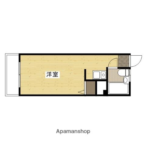 古市ビル(ワンルーム/7階)の間取り写真