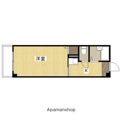 リード大町(1K/3階)の間取り写真