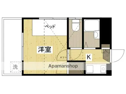 大竹PART4レジデンス(1K/1階)の間取り写真