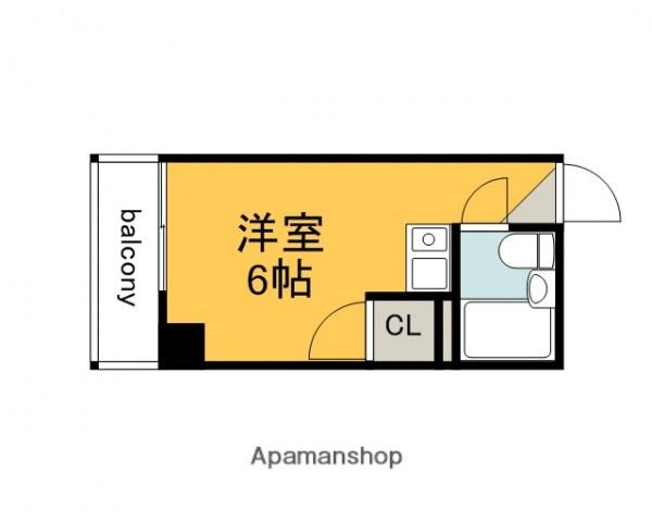 MAXYAMASHITA(ワンルーム/5階)の間取り写真