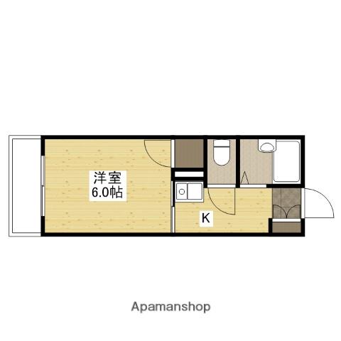 リバーシティ五日市(1K/5階)の間取り写真