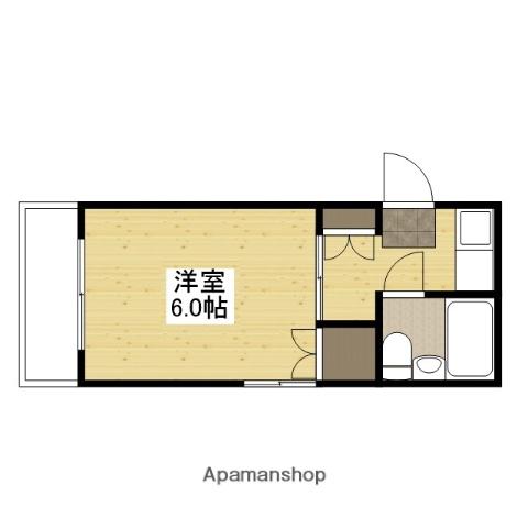 PIA牛田本町(1K/2階)の間取り写真