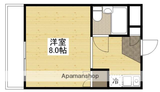 ハイネ長束21(ワンルーム/2階)の間取り写真
