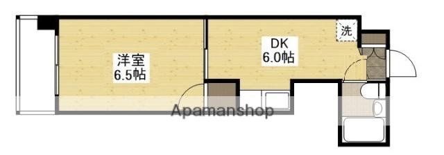 パティシェールヨシカワ(1DK/5階)の間取り写真