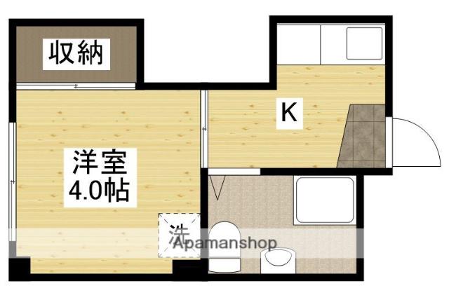 今田船舶ビル(1K/5階)の間取り写真