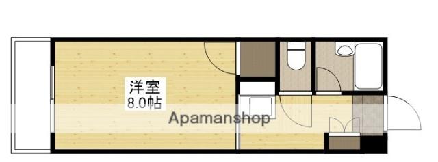 リマーカーブル己斐(1K/5階)の間取り写真