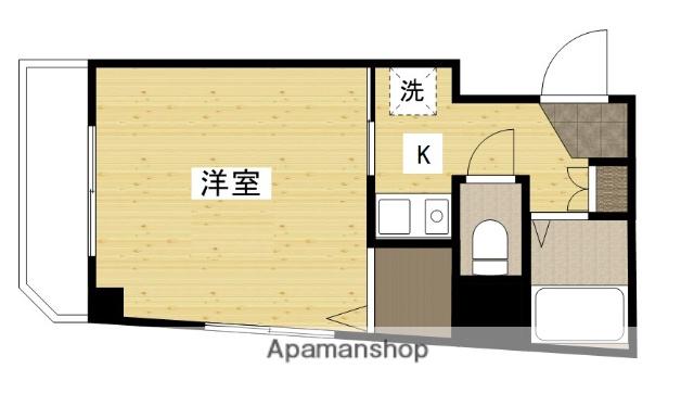 ソフィアコート住吉(1K/6階)の間取り写真