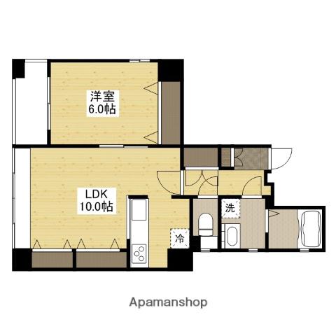 ラ・トゥール・イノウエ(1LDK/3階)の間取り写真