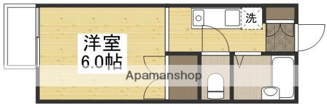 ハイムモーリス(1K/1階)の間取り写真