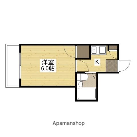 エスポア・コーポ2(1K/3階)の間取り写真